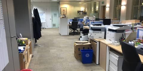 Commercial Office Installation | Leave the office for the evening